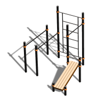 Спортивный комплекс воркаут ВС-98 в Южно-Сахалинске