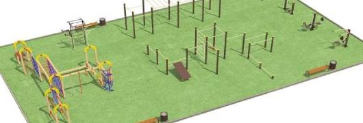 Проект спортивной площадки для любого возраста в Южно-Сахалинске