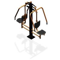 Уличный тренажер  "Жим от груди двойной" УТ204 в Южно-Сахалинске