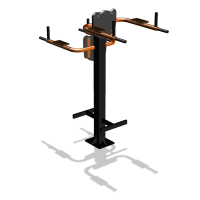 Уличный тренажер  "Брусья-пресс двойной"  УТ202 в Южно-Сахалинске