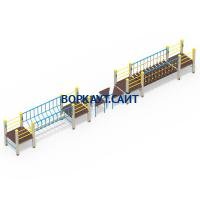 Детский спортивный комплекс Двойной мостик ДСК 3115 в Южно-Сахалинске