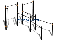 Спортивный комплекс воркаут ВС-197 в Южно-Сахалинске