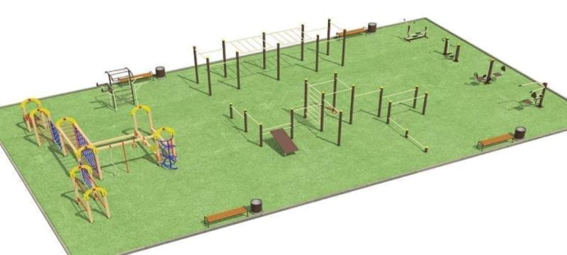 Проект спортивной площадки для любого возраста - 1 096 200 рублей. в Южно-Сахалинске