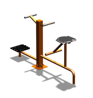 Уличный тренажер "Твистер стоя Твистер сидя" УТ323 в Южно-Сахалинске