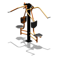 Уличный тренажер  "Верхняя тяга двойная"  УТ207 в Южно-Сахалинске