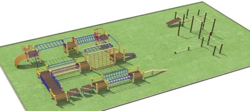 Проект спортплощадки с полосой препятствий - 1 178 100 рублей в Южно-Сахалинске