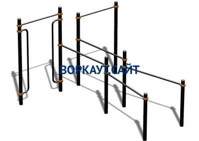 Спортивный комплекс воркаут ВС-197 в Южно-Сахалинске