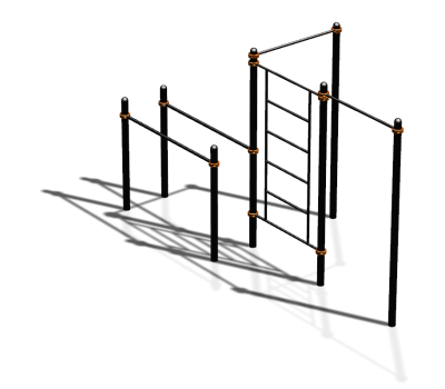 Спортивный комплекс воркаут ВС-107 в Южно-Сахалинске