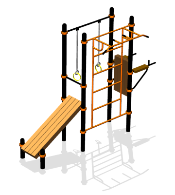 Спортивный комплекс воркаут ВС-78 в Южно-Сахалинске