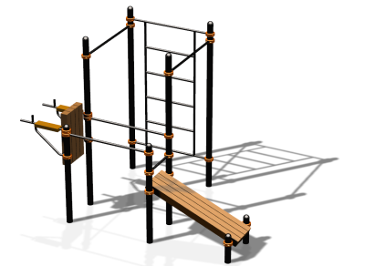Спортивный комплекс воркаут ВС-82 в Южно-Сахалинске