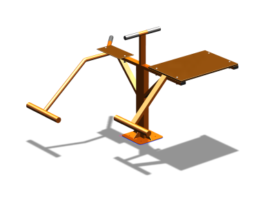 Уличный тренажер "Пресс Гиперэкстензия" УТ327 в Южно-Сахалинске