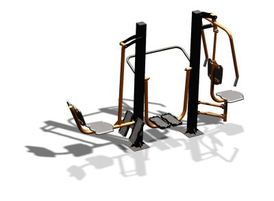 Уличный тренажер "Жим ногами Шагомер Жим от груди" УТ333 в Южно-Сахалинске