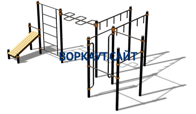 Спортивный комплекс воркаут ВС-195 в Южно-Сахалинске