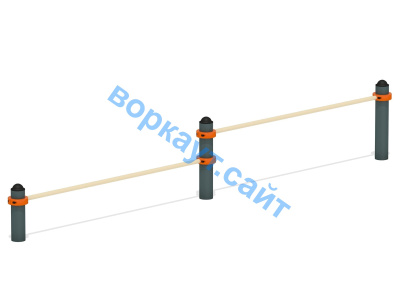 Каскад турников двойной ВС-5 в Южно-Сахалинске