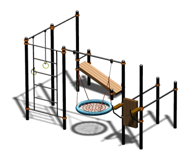 Спортивный комплекс воркаут ВС-97 в Южно-Сахалинске