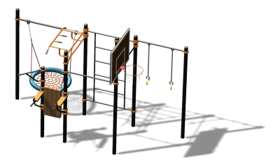 Спортивный комплекс воркаут ВС-104 в Южно-Сахалинске