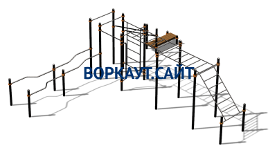 Спортивный комплекс воркаут ВС-199 в Южно-Сахалинске