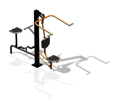 Уличный тренажер "Верхняя тяга Вело" УТ340 в Южно-Сахалинске