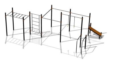 Спортивный комплекс воркаут ВС-153 в Южно-Сахалинске