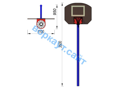 Баскетбольный щит СИО 3510 в Южно-Сахалинске