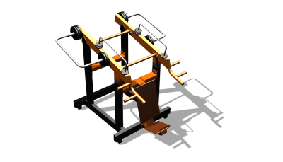 Силовой уличный тренажер  "Жим вверх"  УТ421 в Южно-Сахалинске