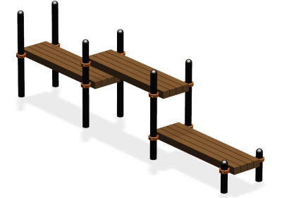 Спортивный комплекс воркаут ВС-63 в Южно-Сахалинске