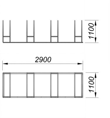 Велопарковка МАФ 6002 в Южно-Сахалинске