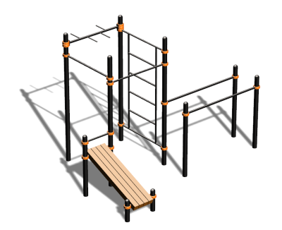 Спортивный комплекс воркаут ВС-91 в Южно-Сахалинске