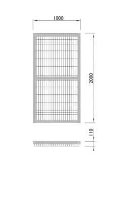 Калитка спортивной площадки МАФ 5105 в Южно-Сахалинске