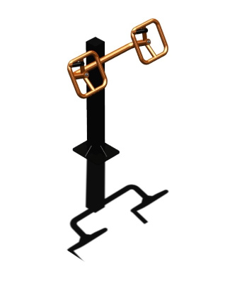 Уличный тренажер "Штурвал одинарный" УТ 122 в Южно-Сахалинске