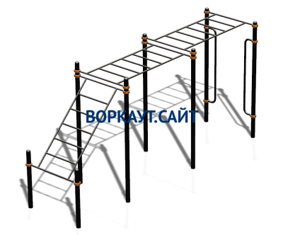 Спортивный комплекс воркаут ВС-190 в Южно-Сахалинске