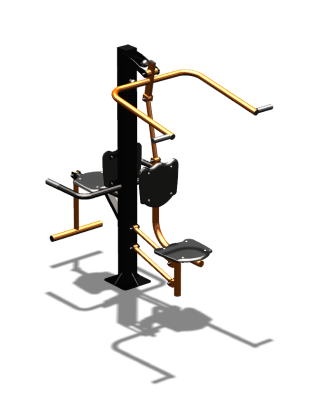 Уличный тренажер "Верхняя тяга Флекс" УТ325 в Южно-Сахалинске
