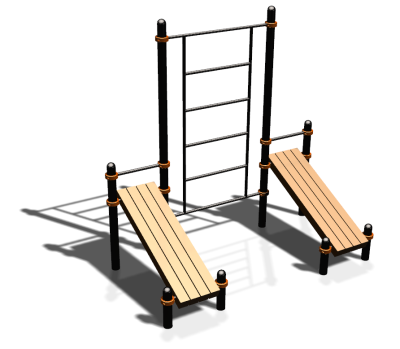 Спортивный комплекс воркаут ВС-128 в Южно-Сахалинске