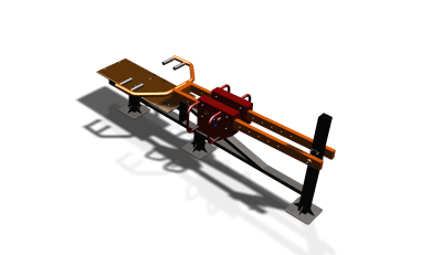 Силовой уличный тренажер  "Жим лежа"  УТ411 в Южно-Сахалинске