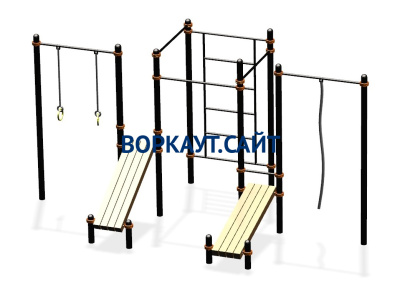 Спортивный комплекс воркаут ВС-44 в Южно-Сахалинске