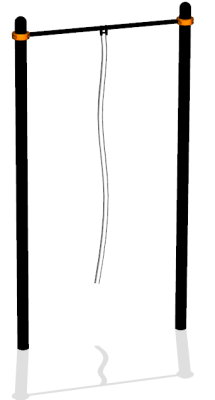 Турник с гимнастическим канатом ВС-34 в Южно-Сахалинске