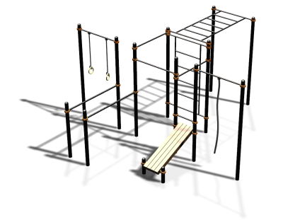 Спортивный комплекс воркаут ВС-68 в Южно-Сахалинске