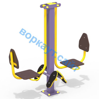 Уличный тренажер "Жим ногами горизонтальный " УТ 003 в Южно-Сахалинске