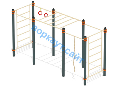Воркаут комплекс гимнастический  ВС-24 в Южно-Сахалинске