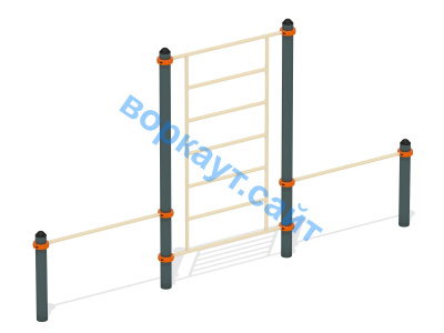 Шведская стенка с перекладинами ВС-13 в Южно-Сахалинске