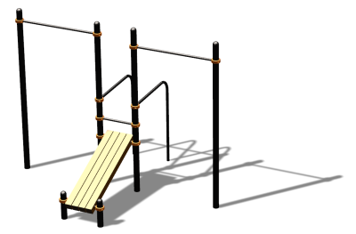 Спортивный комплекс воркаут ВС-132 в Южно-Сахалинске
