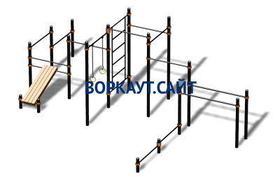 Спортивный комплекс воркаут ВС-51 в Южно-Сахалинске