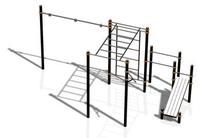 Спортивный комплекс воркаут ВС-87 в Южно-Сахалинске
