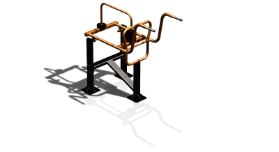 Силовой уличный тренажер  "Приседания"  УТ404 в Южно-Сахалинске