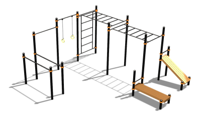 Спортивный комплекс воркаут ВС-71 в Южно-Сахалинске