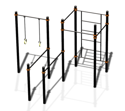 Спортивный комплекс воркаут ВС-110 в Южно-Сахалинске