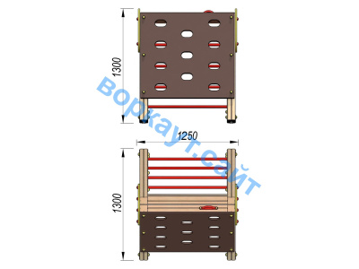 Детский спортивный комплекс ДСК 3202 в Южно-Сахалинске