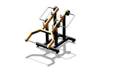 Силовой уличный тренажер  "Мультиштанга"  УТ417 в Южно-Сахалинске