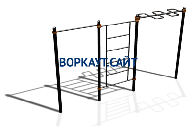 Спортивный комплекс воркаут ВС-129 в Южно-Сахалинске