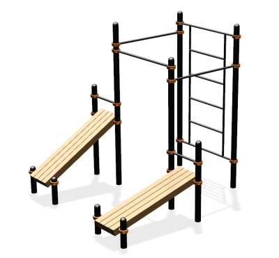 Спортивный комплекс воркаут ВС-42 в Южно-Сахалинске